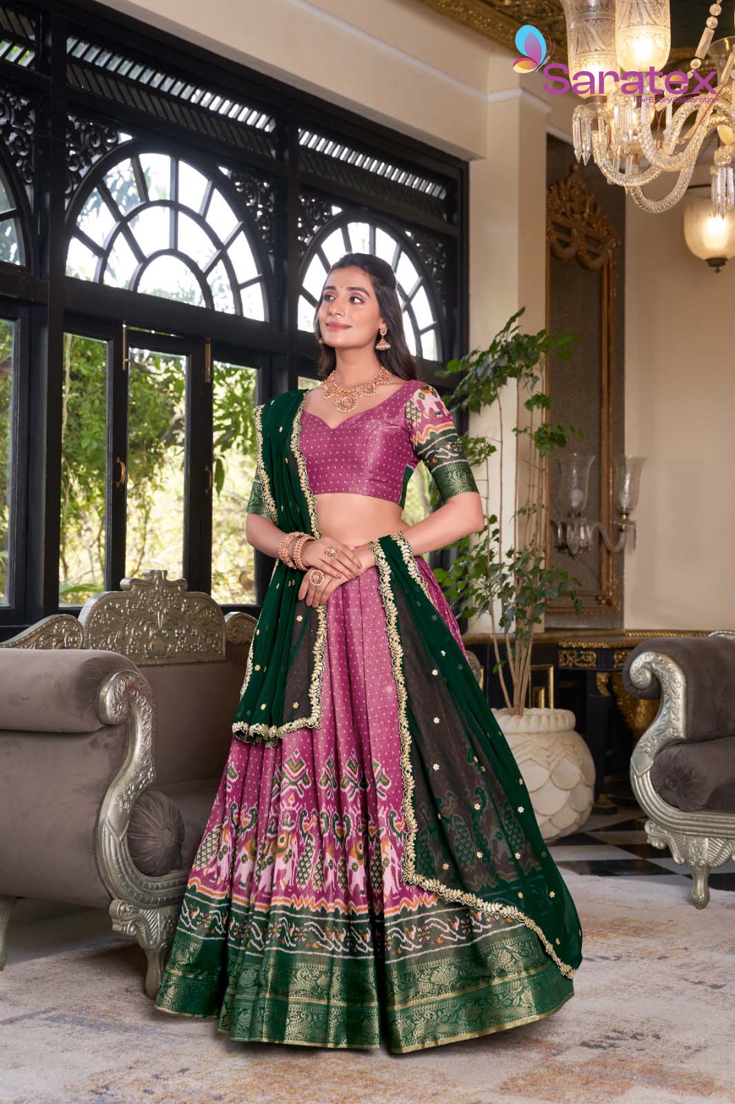 ✨ Kanchipuram Silk Lehenga Set ✨