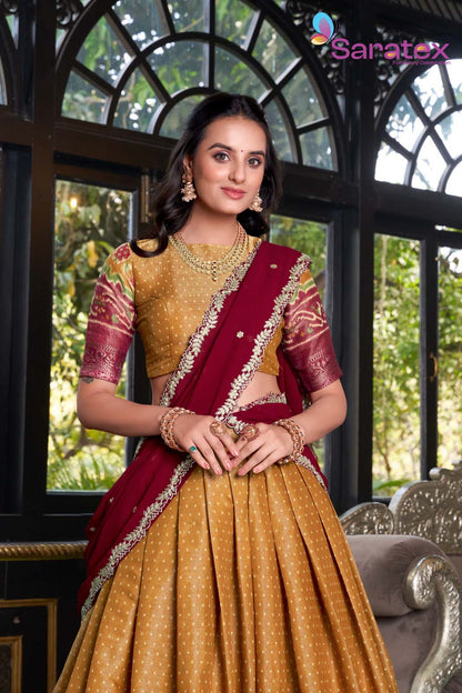 ✨ Kanchipuram Silk Lehenga Set ✨