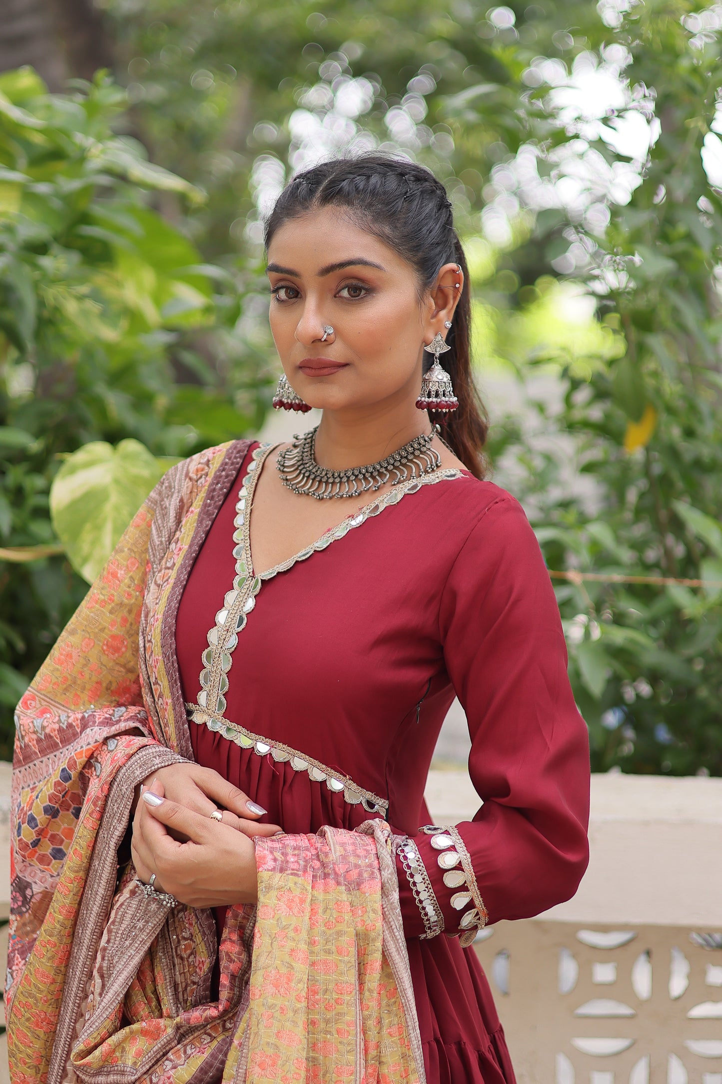 ✨ ELEGANCE IN EVERY TWIRL | GOWN–DUPATTA 2025 ✨