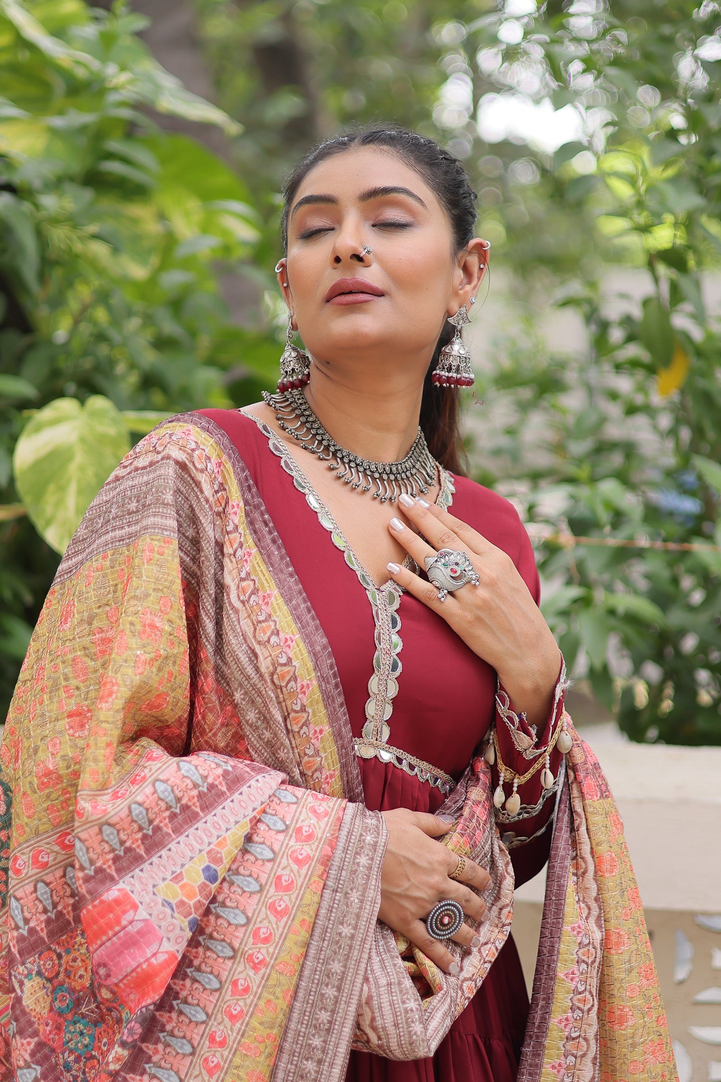 ✨ ELEGANCE IN EVERY TWIRL | GOWN–DUPATTA 2025 ✨